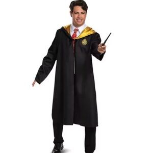 Men's Black Wizard Robe Costume